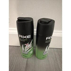 Axe Wild Bamboo 48H Deodorant Body Spray 4 oz (Lot Of 2)